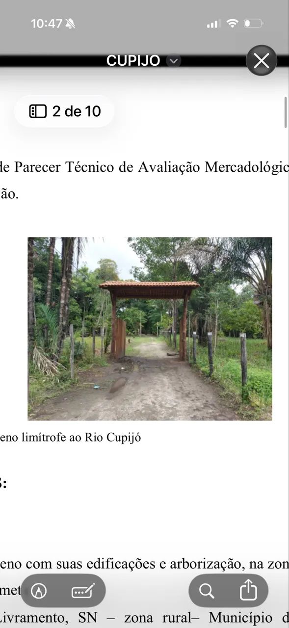 Chácara com casa de frente para o rio. - Foto 2