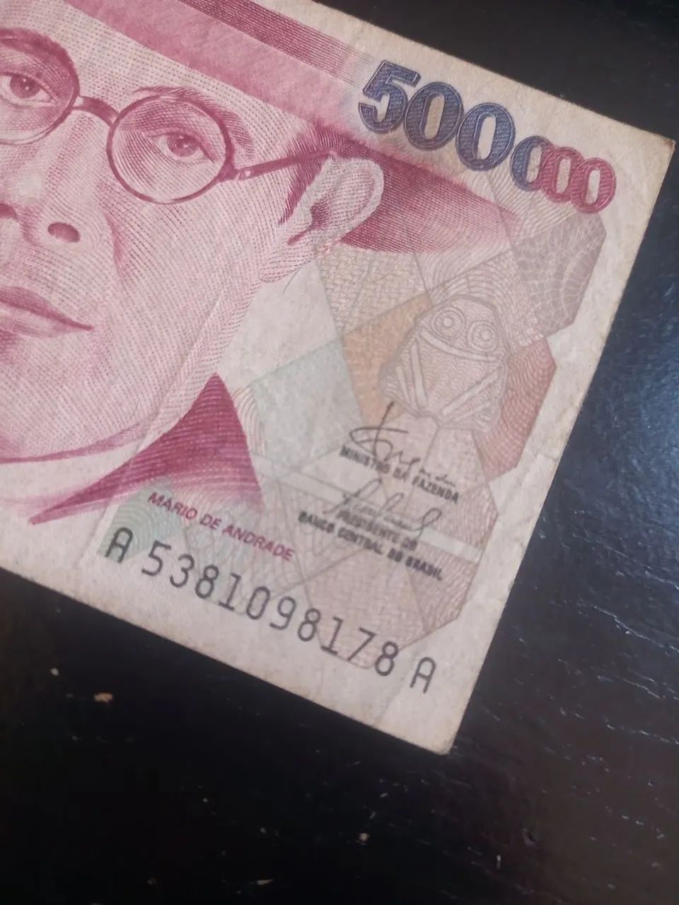 Cédula de 500000 Cruzeiros - Foto 2