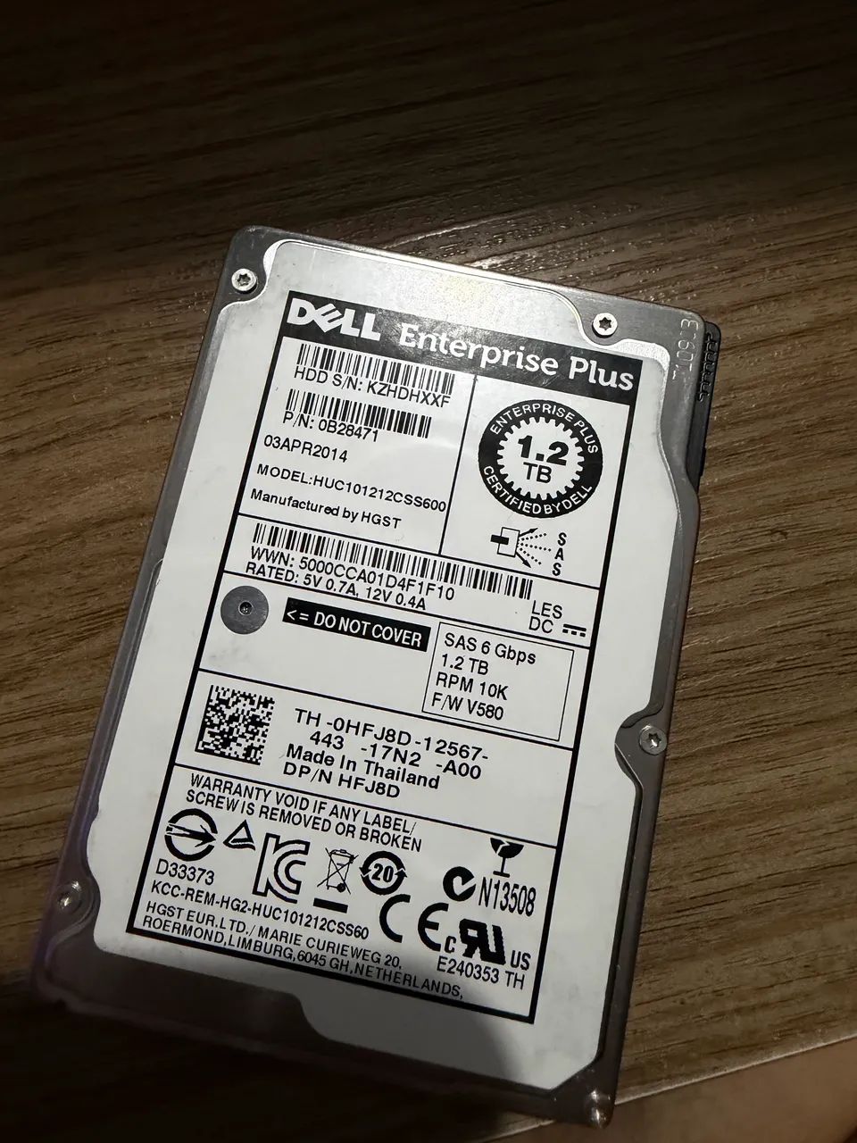 HD 1.2tb SAS DELL - Foto 2