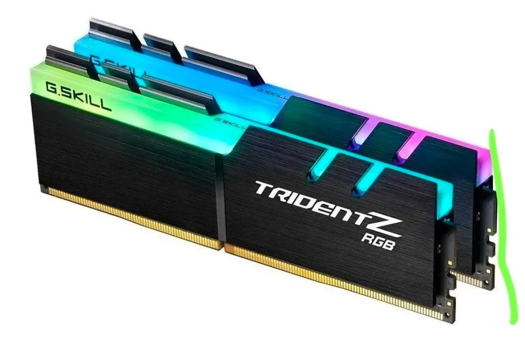 Memórias G.Skyll Trident Z RGB 32 GB ( 2 X 16 ) GB DDR4 3000 NA CAIXA COM POUCO USO - Foto 3