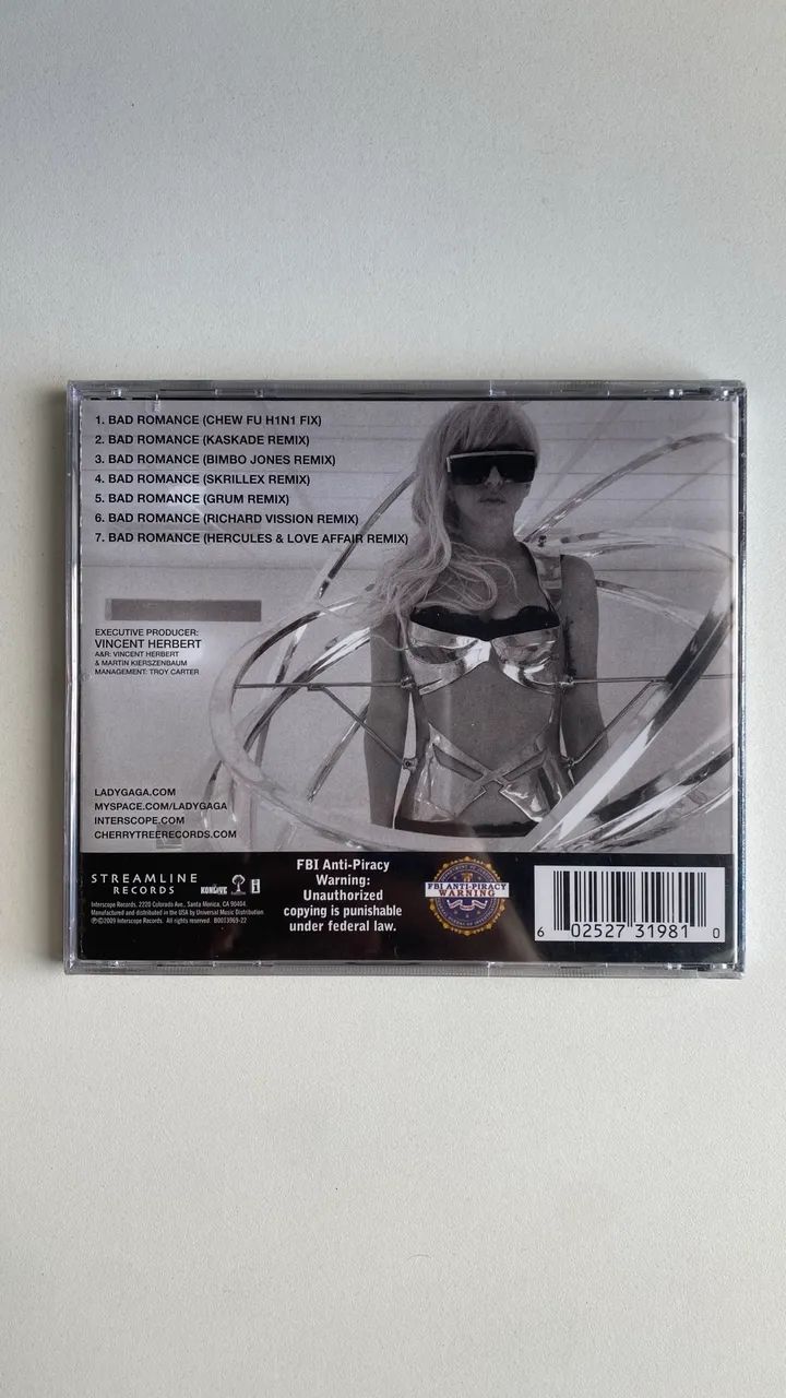 CD Single - Lady Gaga Bad Romance - LACRADO - Foto 2