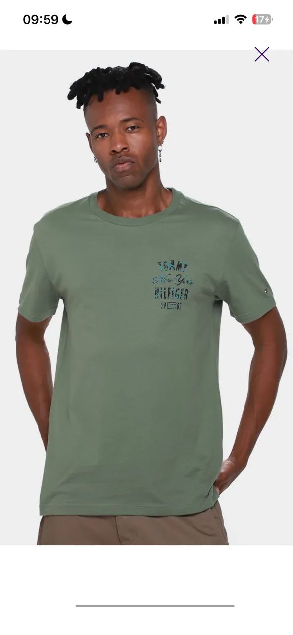 Camiseta Tommy Hilfiger (Nova e original) G - Foto 4