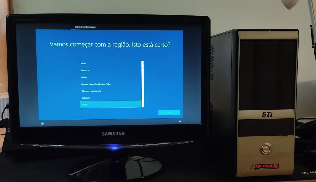 PC i5 + 8GB + 1TB + Monitor Samsung 19 polegadas - Funcionando Perfeito - Foto 4