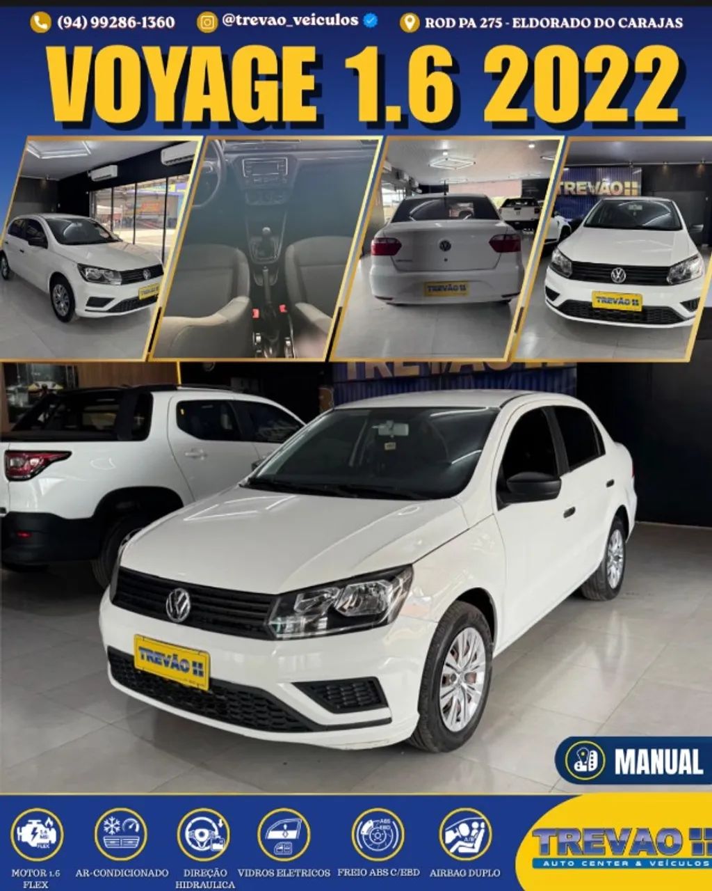 Volkswagen Voyage VOYAGE 1.6 MSI Flex 8V 4p 2022