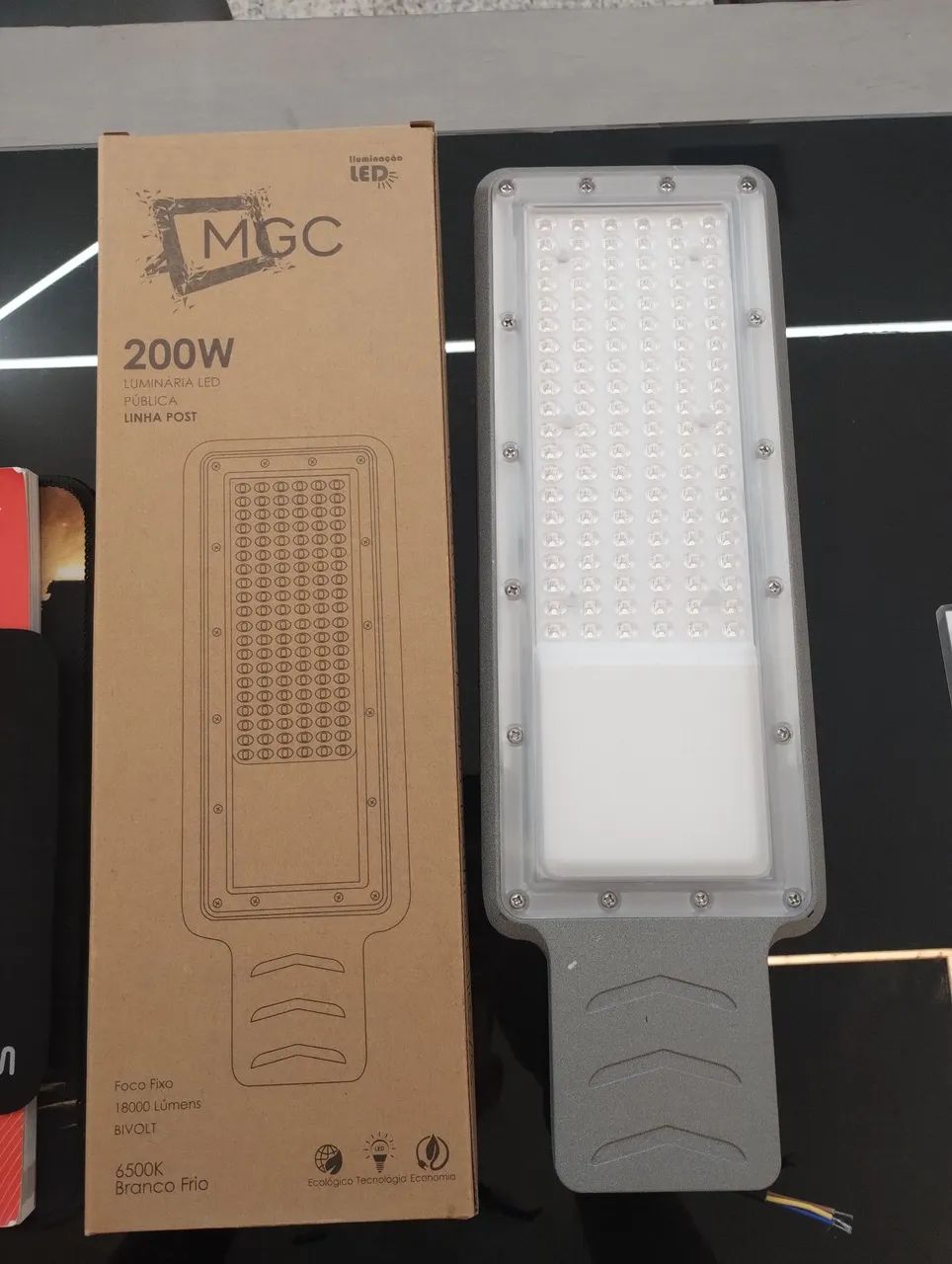 LUMINARIA PUBLICA SMD 200W 6500K - Foto 2