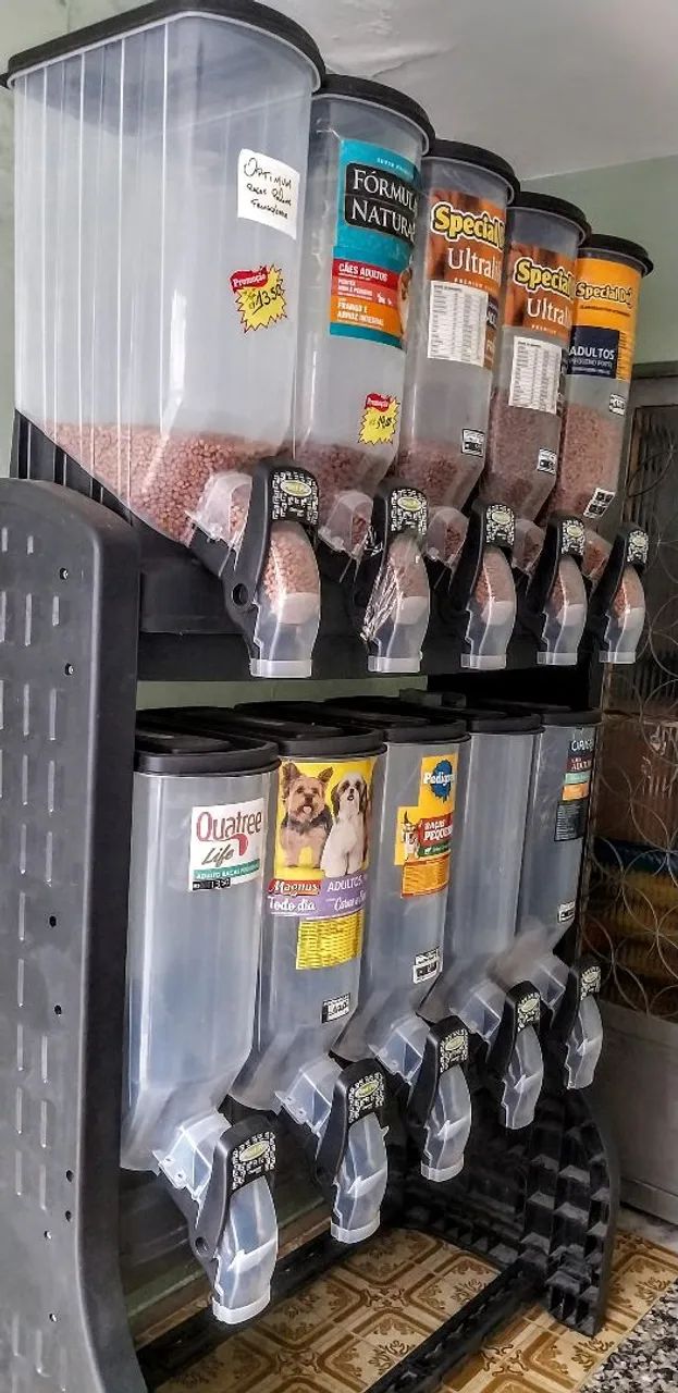 DISPENSER / EXPOSITOR DE RAÇÕES E GRÃOS 