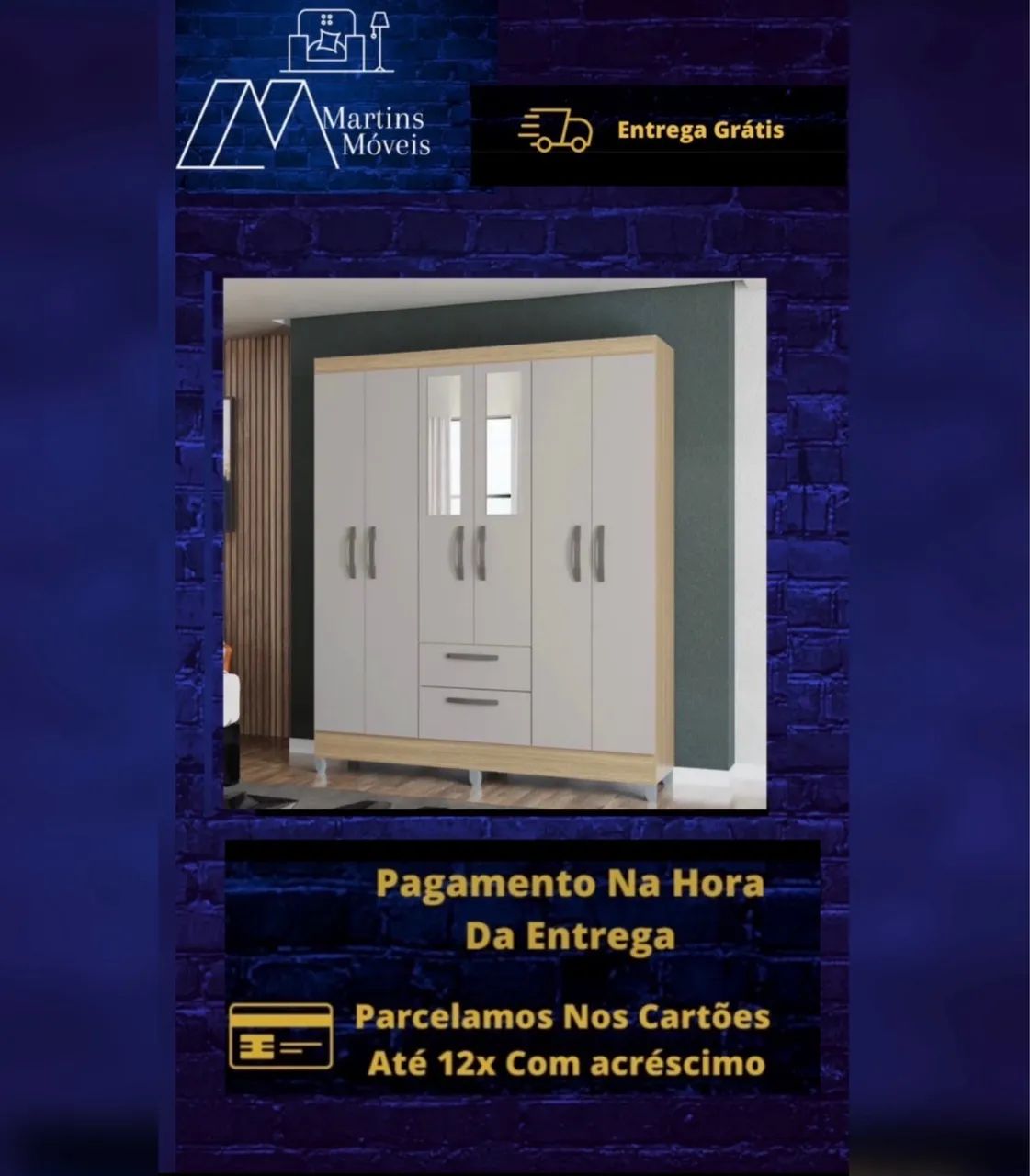 GRANDE PROMOÇÃO GUARDA ROUPA MULTI POQUEMA ENTREGA GRÁTIS   - Foto 2