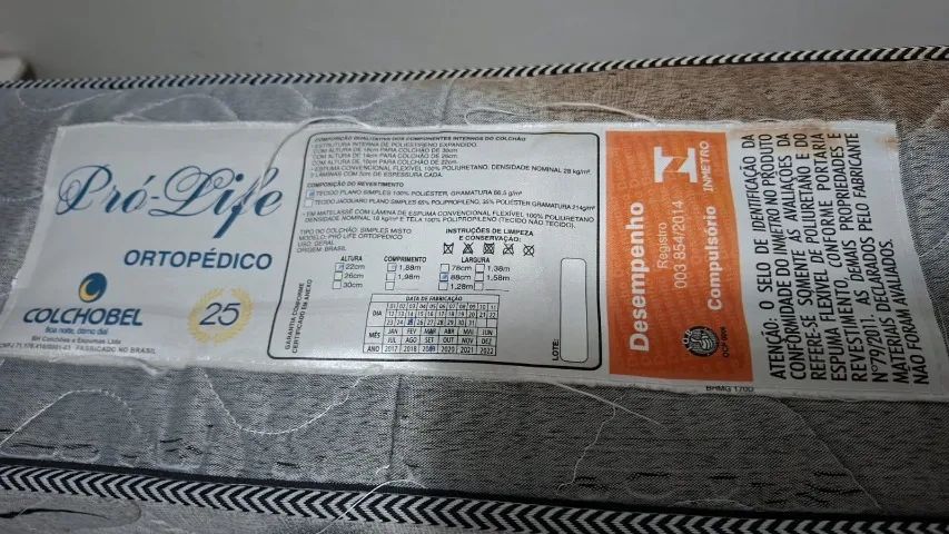 Colchão colchobel pró -life ortopédico  - Foto 4