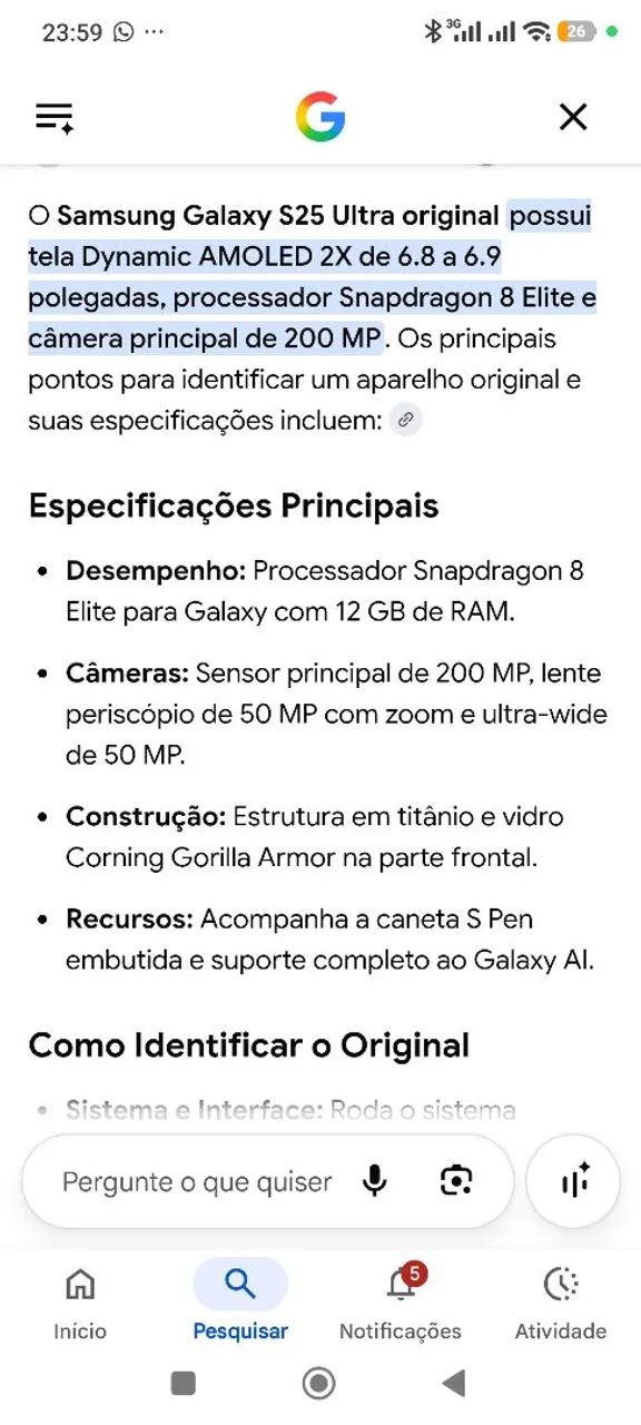 Samsung Galaxy S25ULTRA  - Foto 5