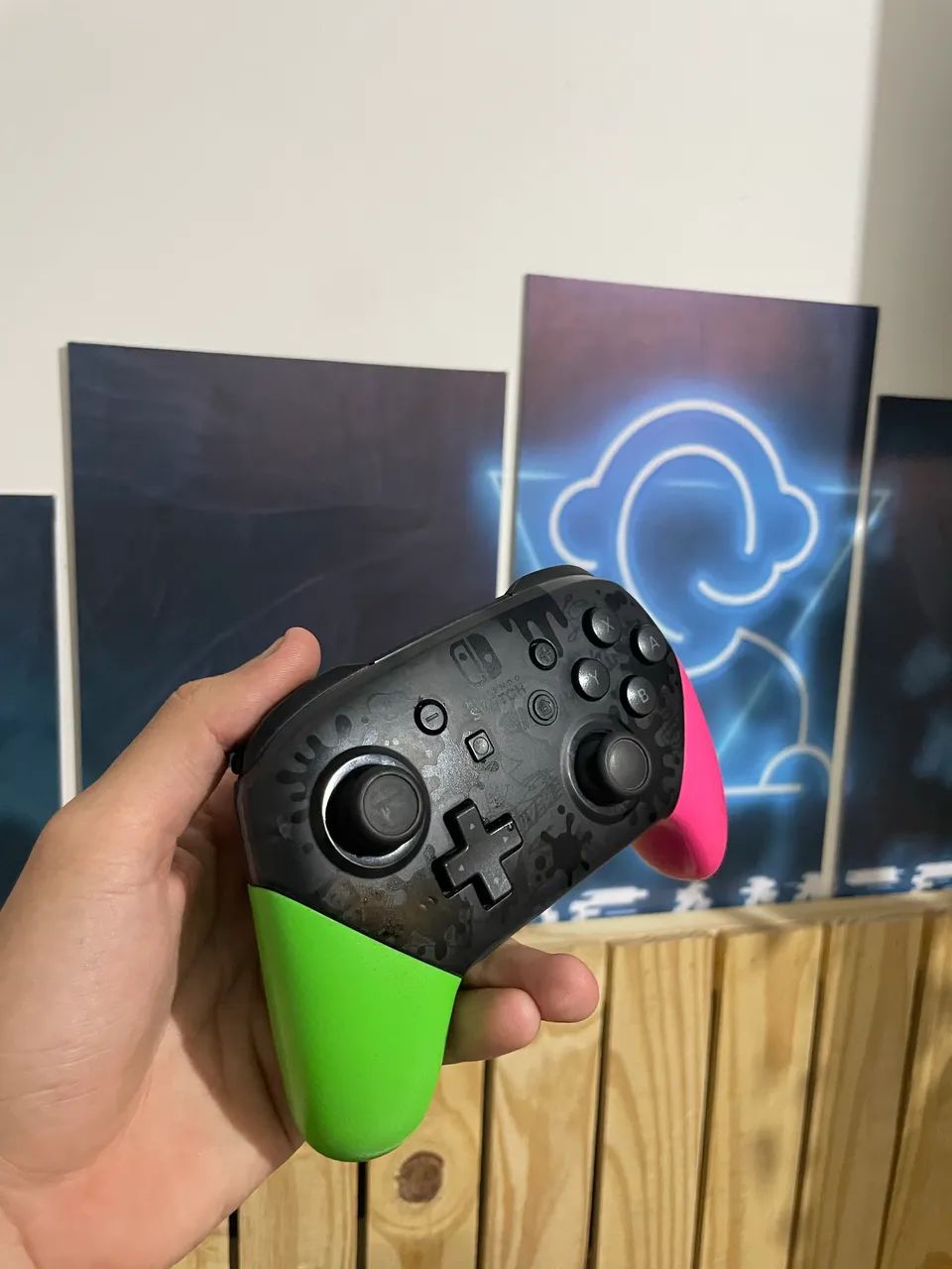 Nintendo Switch Pro Controller Splatoon 2 Original