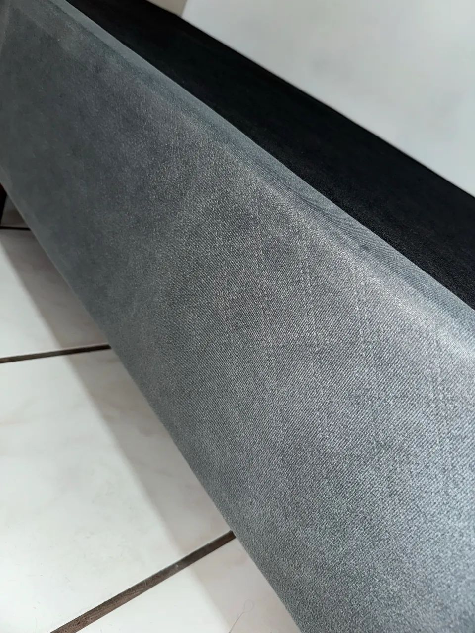 Cama box com cabeceira e colchão 