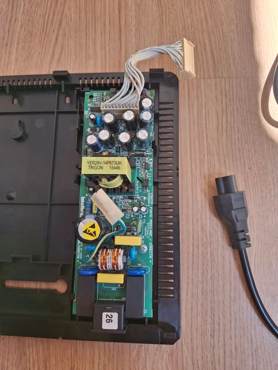 Placa Fonte Alimentação PABX Modulare + / Conecta + INTELBRAS(ORIGINAL)) - Foto 4