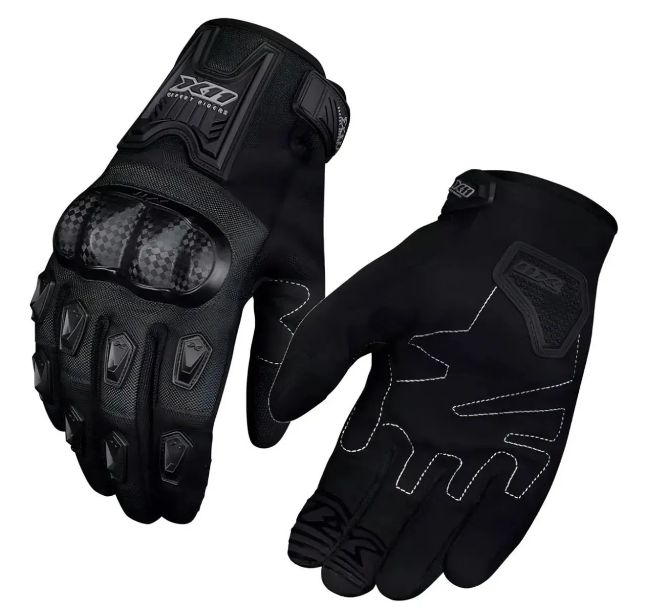 Luva Blackout 2 Masculina X11 Preta Com Proteção