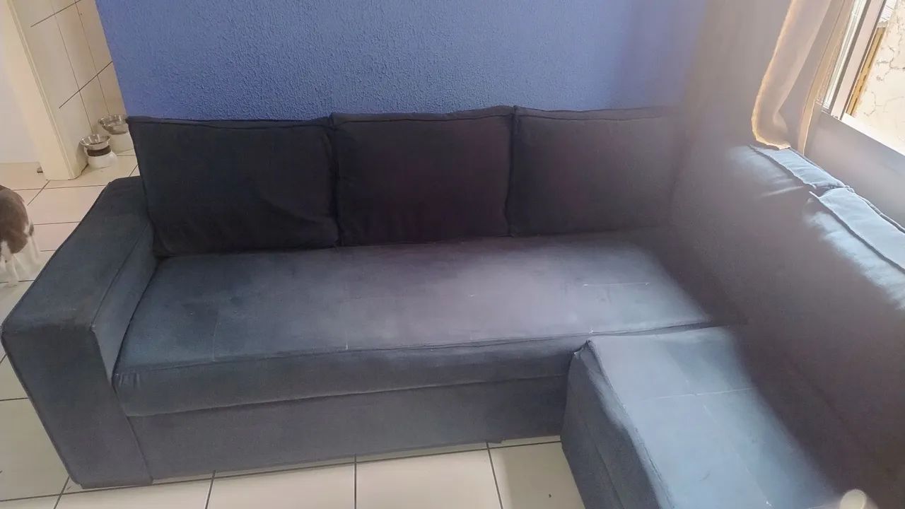 Sofá em formato L em ótimo estado  - Foto 3