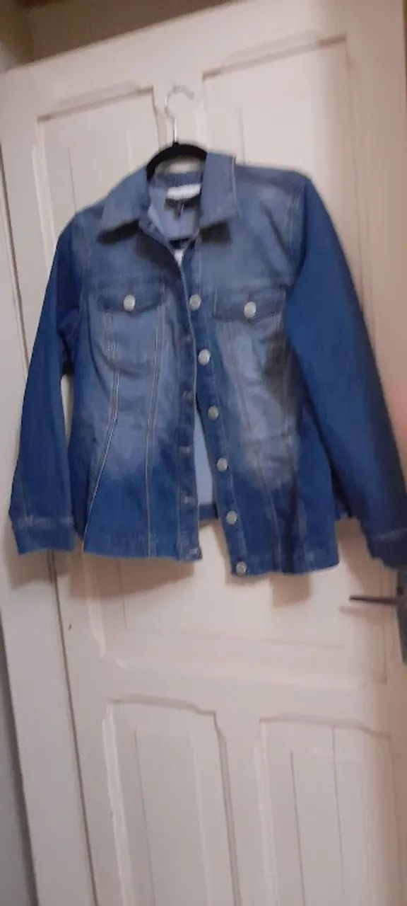 Jaqueta Jeans, feminina - Foto 4