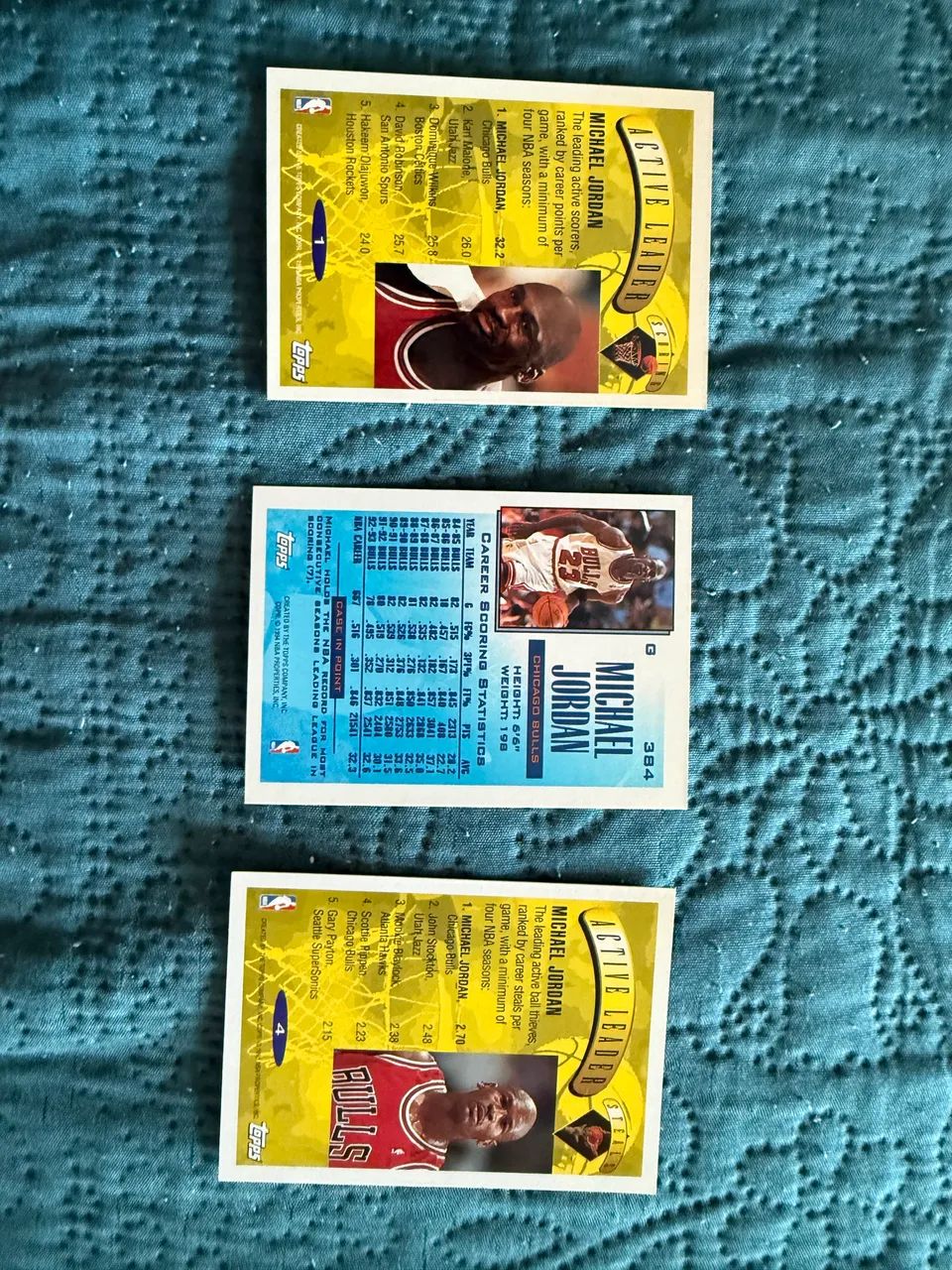Combo 3 Cards Michael Jordan Fleer 1993/94 e 1995/96 - Foto 2