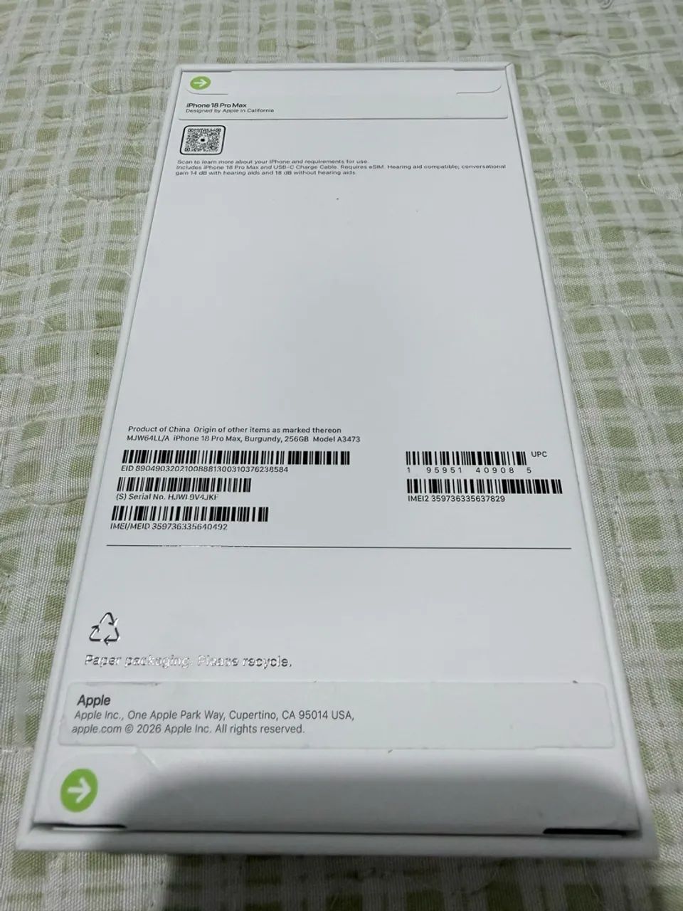 iPhone 18promax 256gb bordo - Foto 2