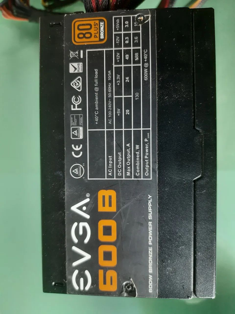 Fonte evga 600w - Foto 3