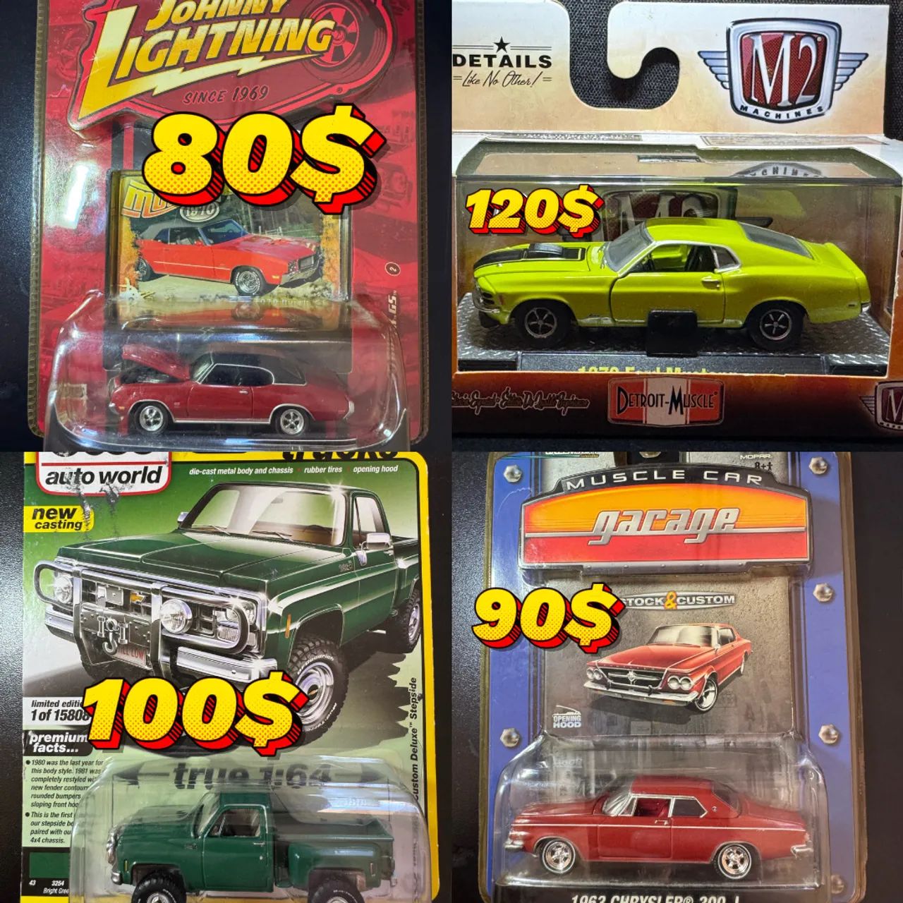 Carrinho coleção 1/64 