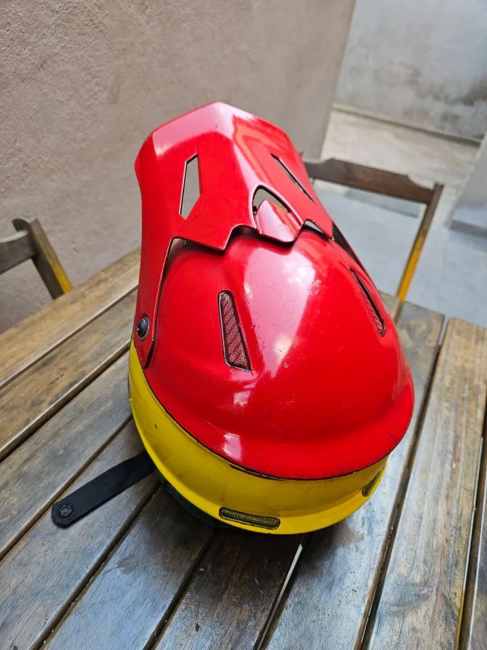 Capacete Bike Downhill ASW cores do Reggae - Foto 3