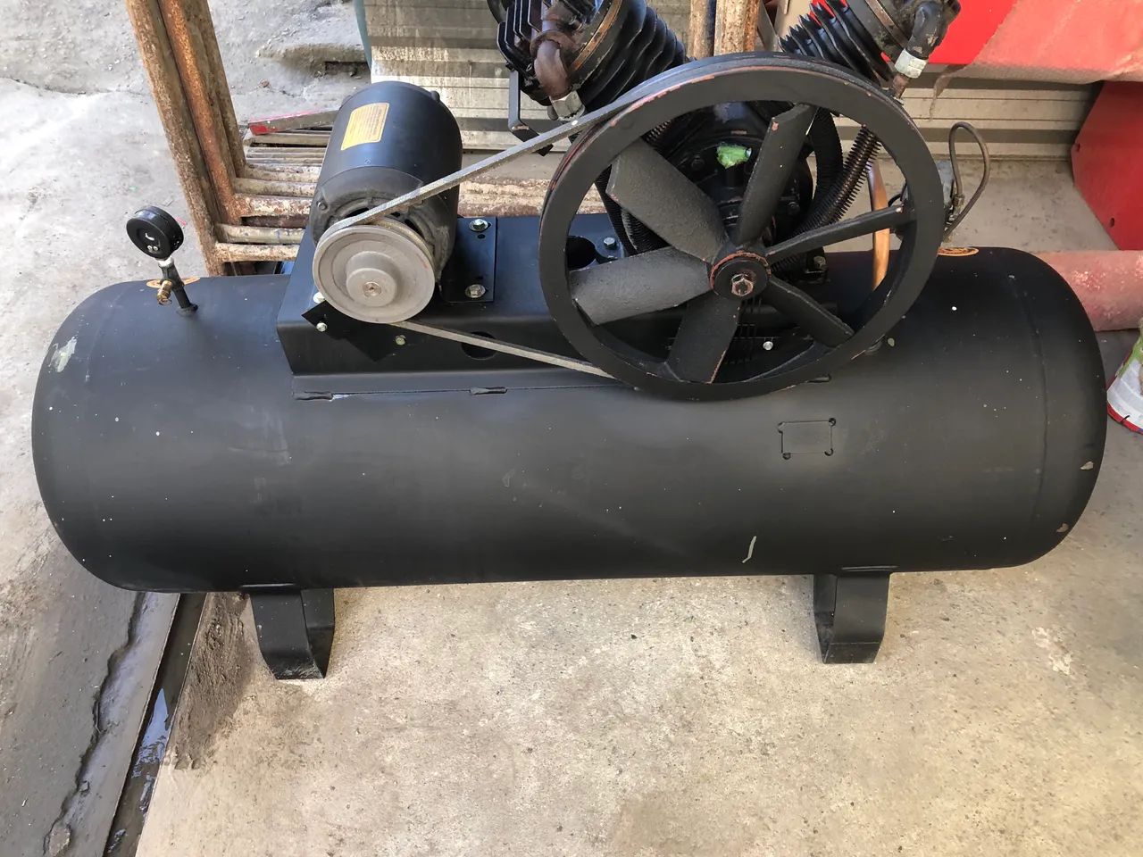 Compressor de Ar CHIAPERINI CJ 20 + APV 250L - 5cv - Foto 2
