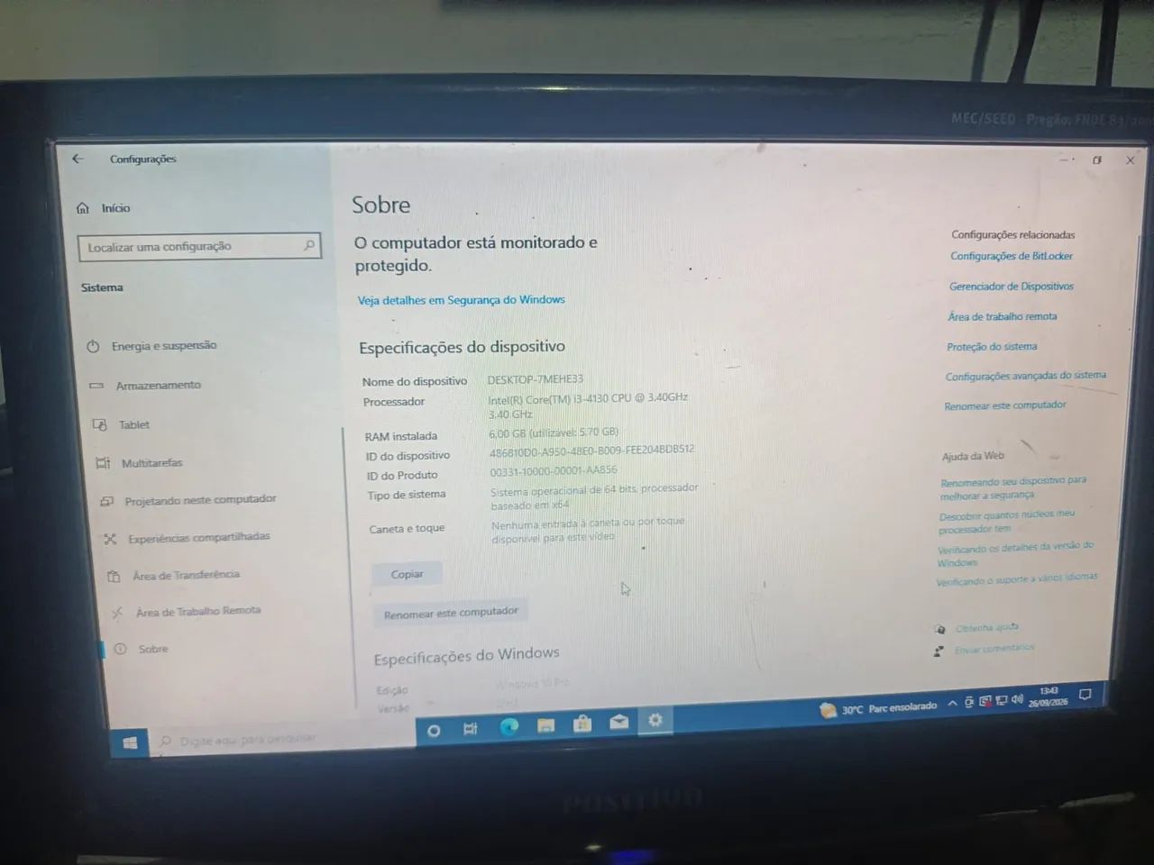 Pc completo i3 quarta geração  - Foto 2