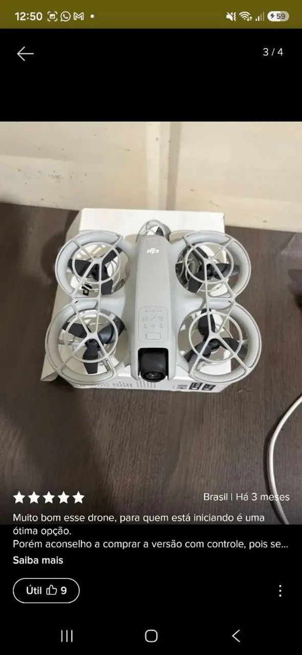 Drone DJI neo ultraleve.  Filma em 4k  - Foto 3