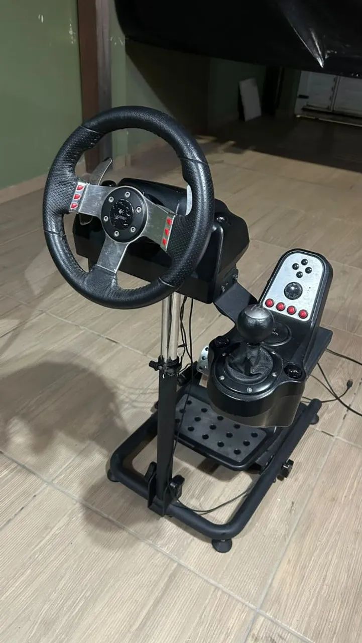 Kit Longtech com Volante G27 e cockipit  - Foto 5
