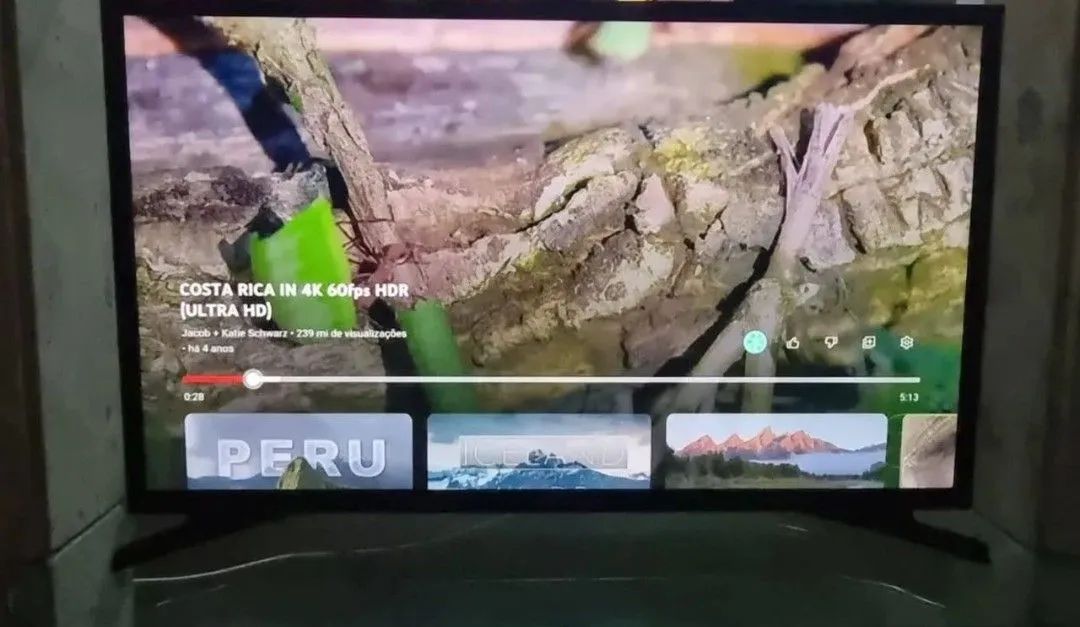 TV Samsung smart tizem 32 polegadas muito nova imagem perfeita  - Foto 5