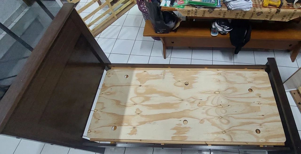 Cama de solteiro em mdf - Foto 2