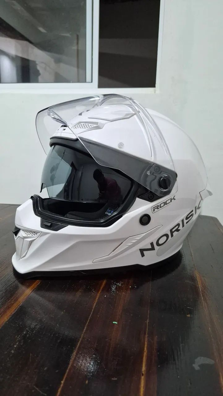 Capacete norisk rock branco - Foto 2