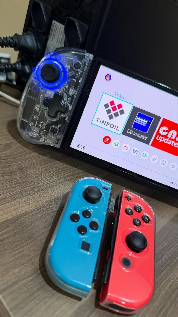 Nintendo switch OLED desbloqueado 128GB - Foto 2
