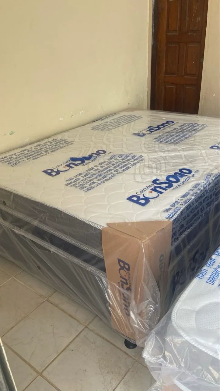 Cama 10cm em molas 