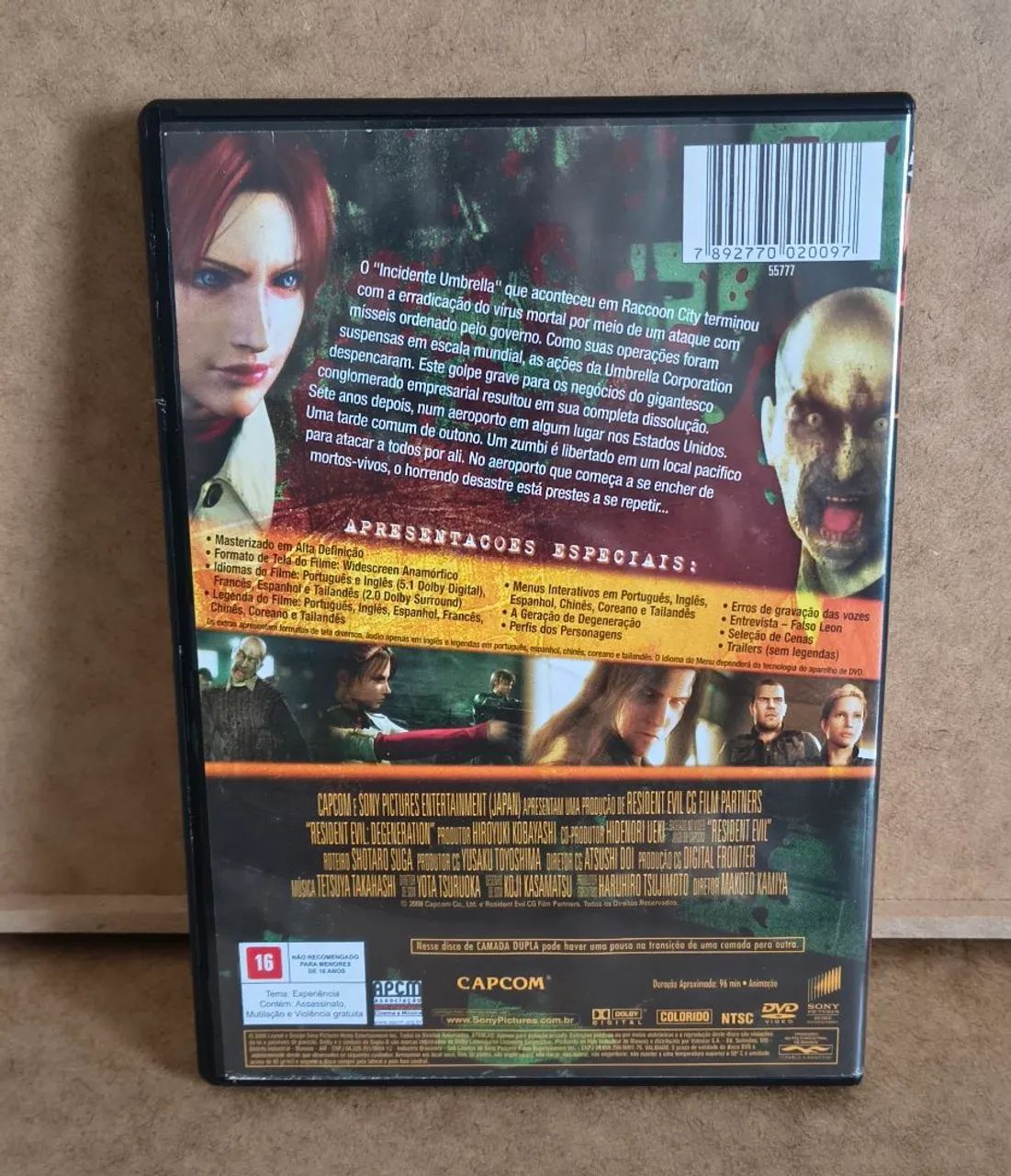 DVD Resident Evil Degeneração  - Foto 3