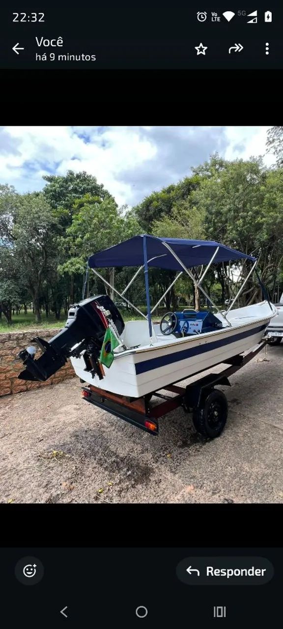 Lancha de fibra 4,70 - Foto 3