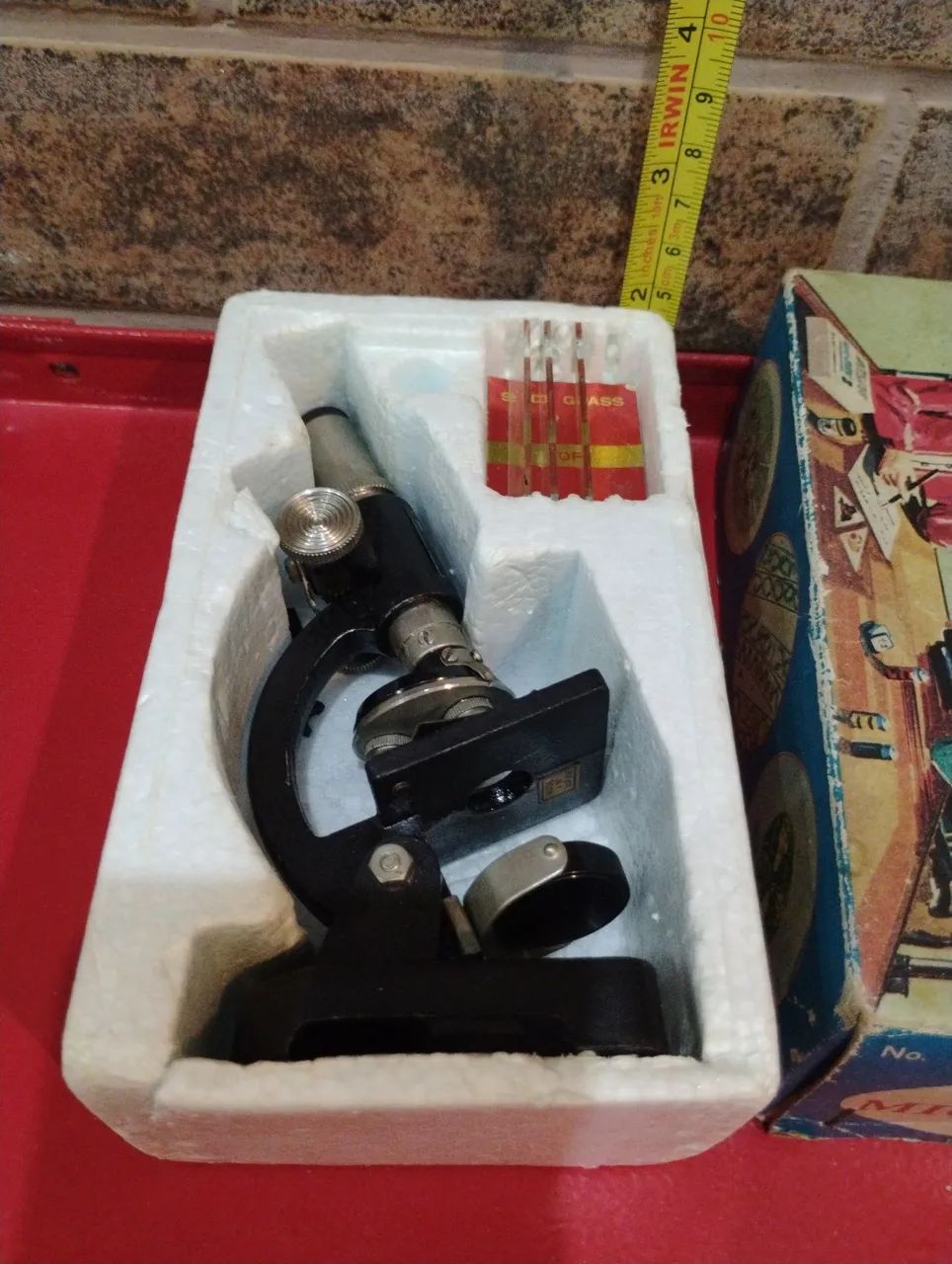 Microscópio Júnior brinquedo antigo, raridade  - Foto 4