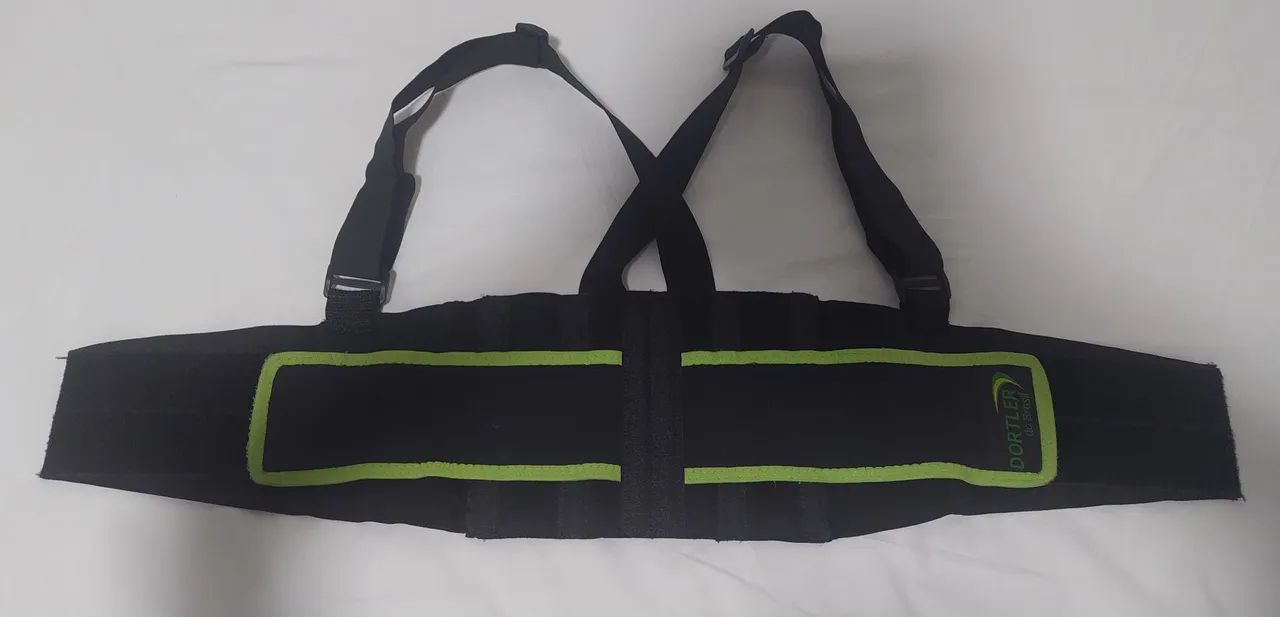 cinta ergonômica de suporte lombar e abdominal com suspensório - Foto 3
