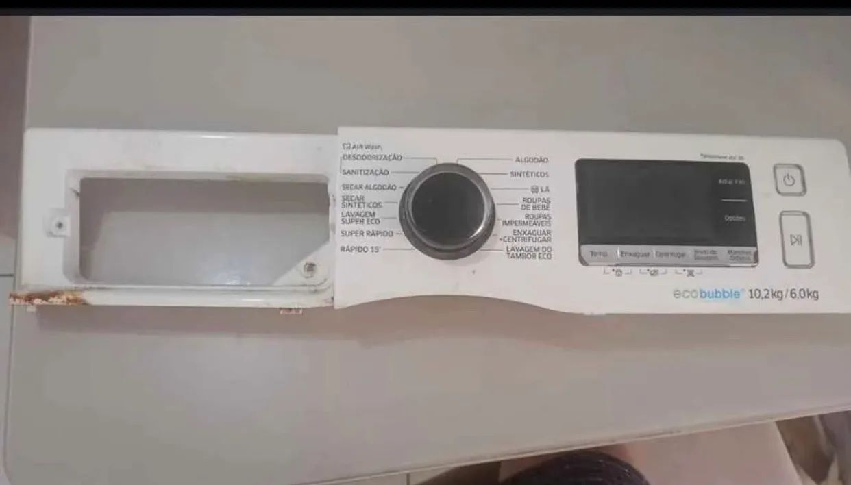 Painel frontal display interface lava e.seca Samsung