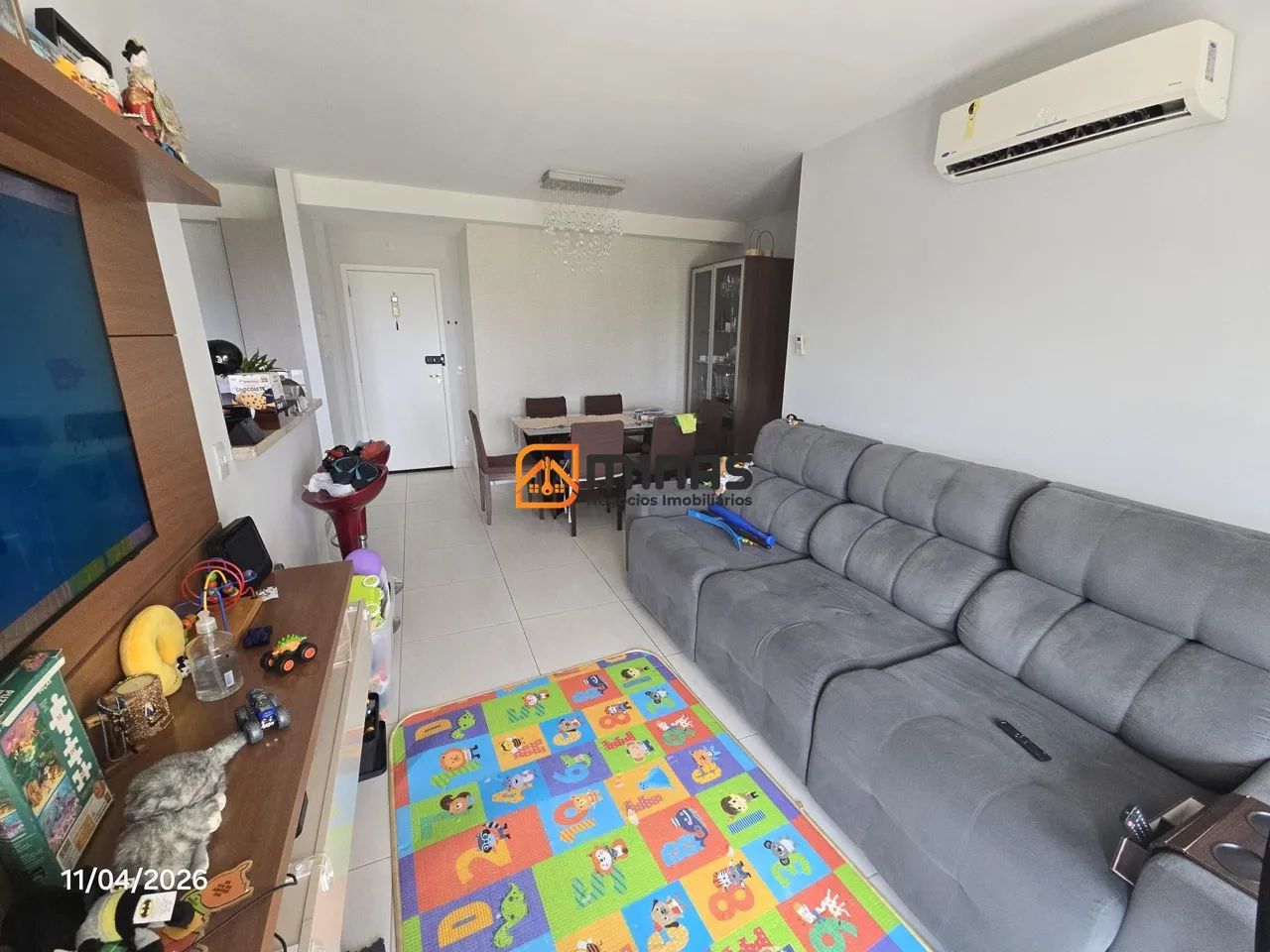 Apartamento com 3 quartos e sacada próximo ao Parque das Águas