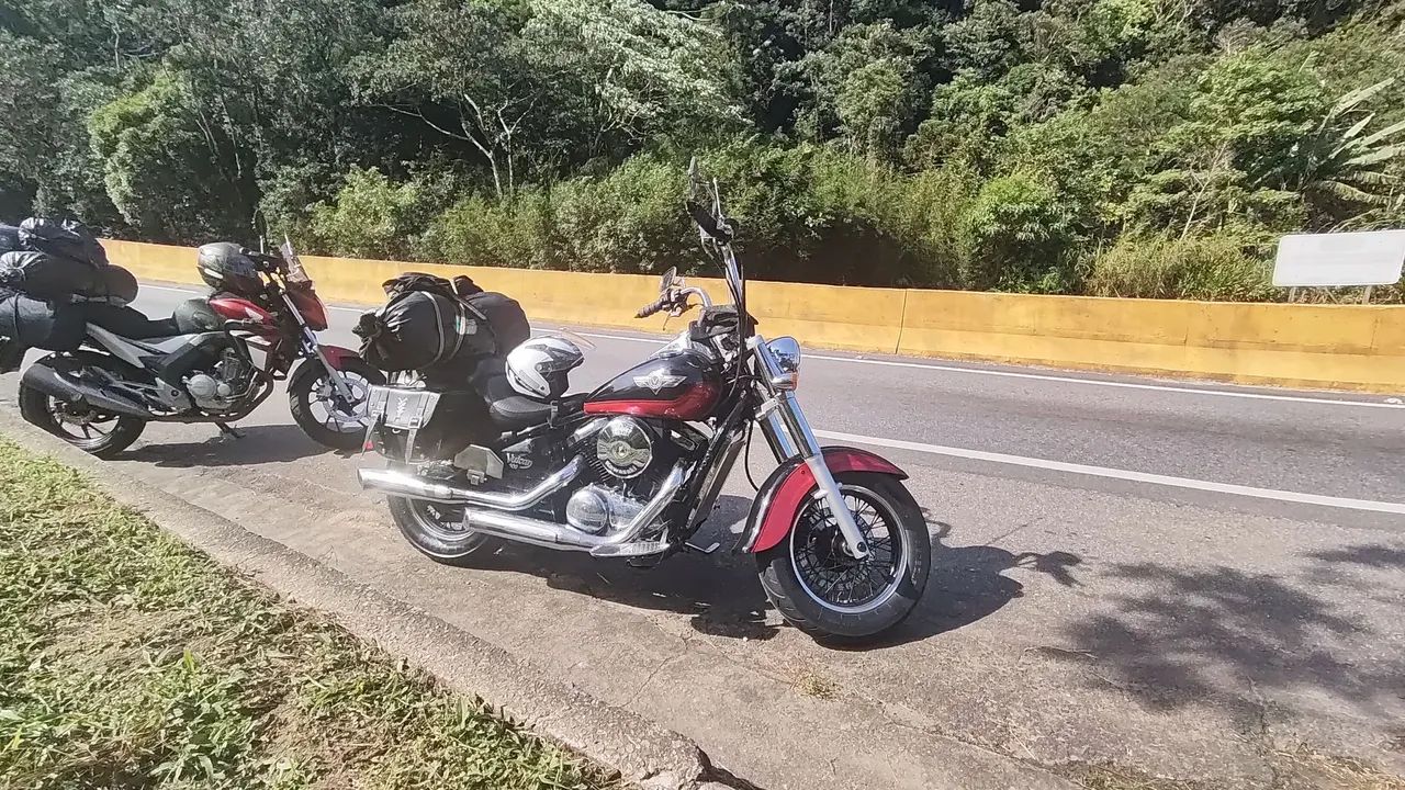 Moto custon conservada