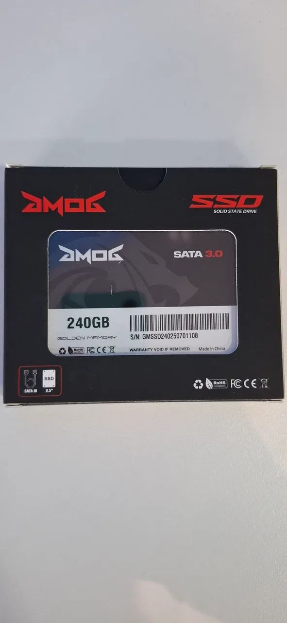 SSD 240GB Demog Golden - Armazenamento - São Cristóvão, Porto