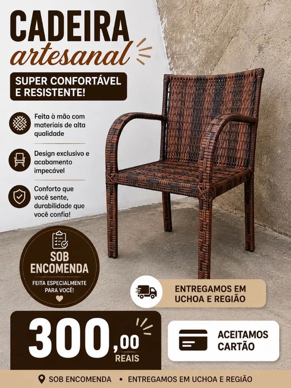 Cadeira artesanal 