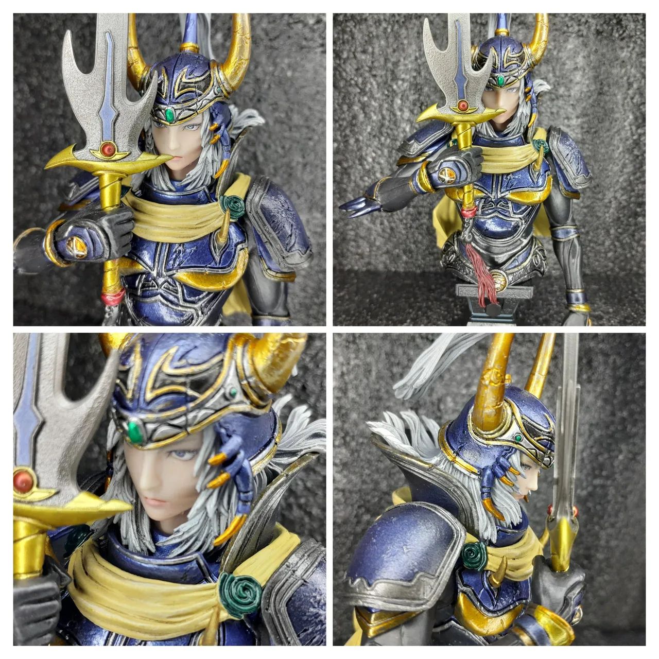 Final Fantasy Dissidia NT Ultimate Collector's Edition Bust Warrior Of Light static arts - Foto 5