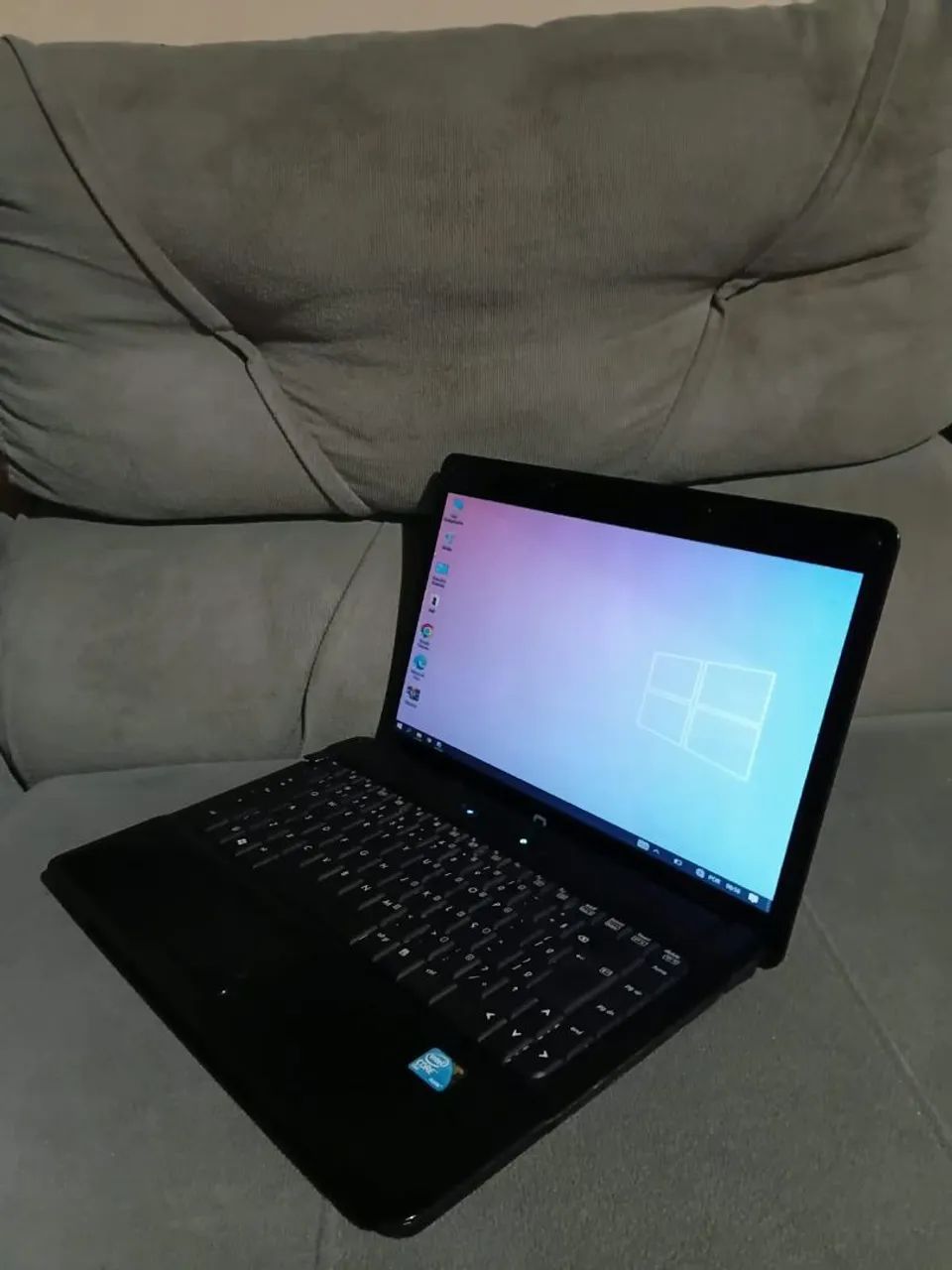 Notebook Hp Compaq processador Intel core 2 duo, memória de 4gb HD de 320 gb, windows 10 - Foto 3