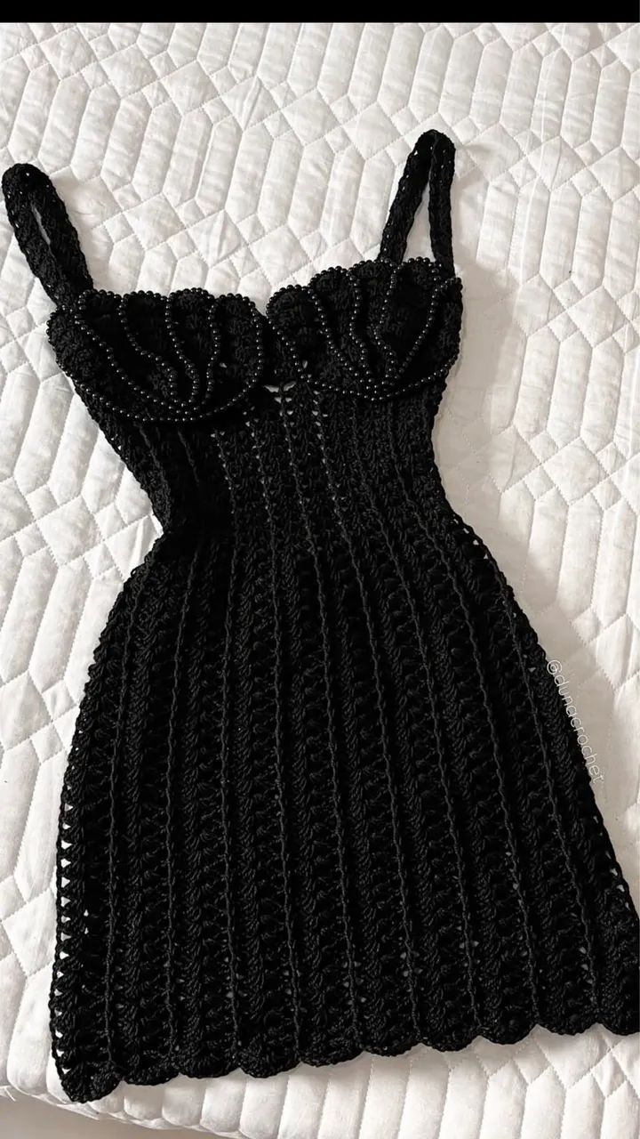 Vestido elegante em Crochê  - Foto 3