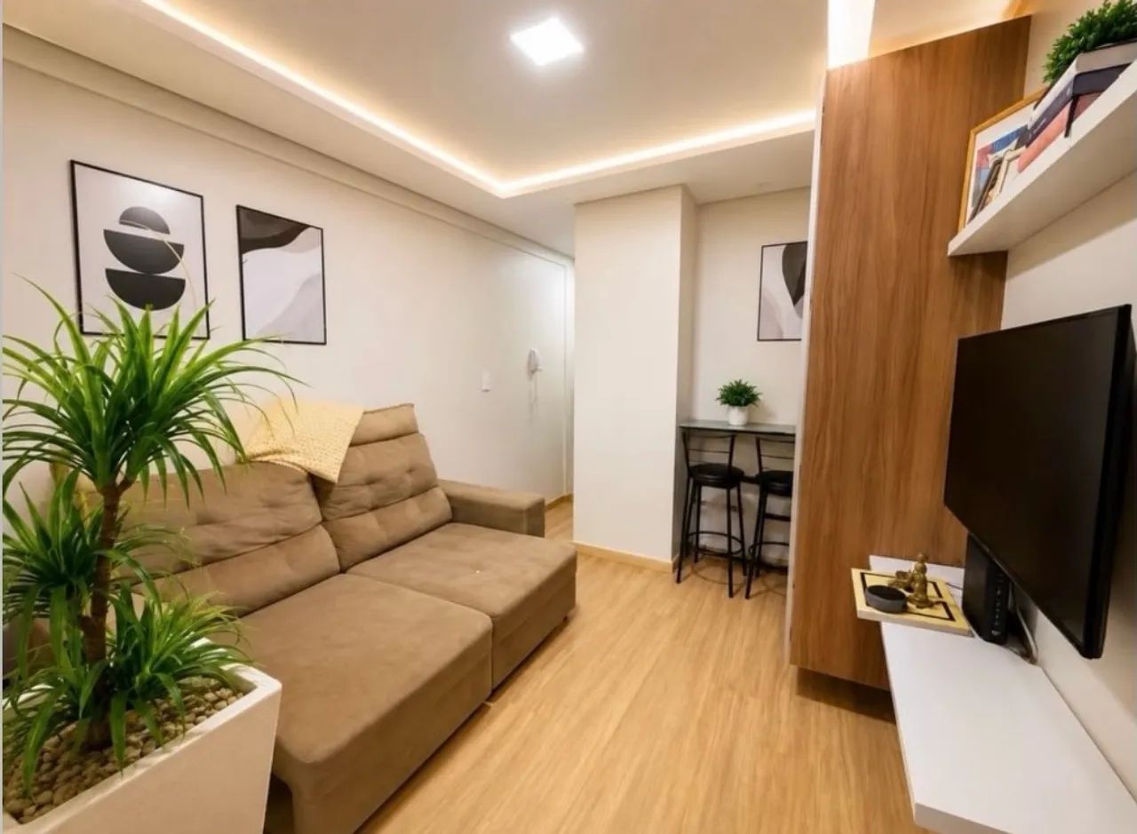 Apartamento - 01 Quarto - Mobiliado - Elevador - Riacho Fundo 1 - Brasília/DF