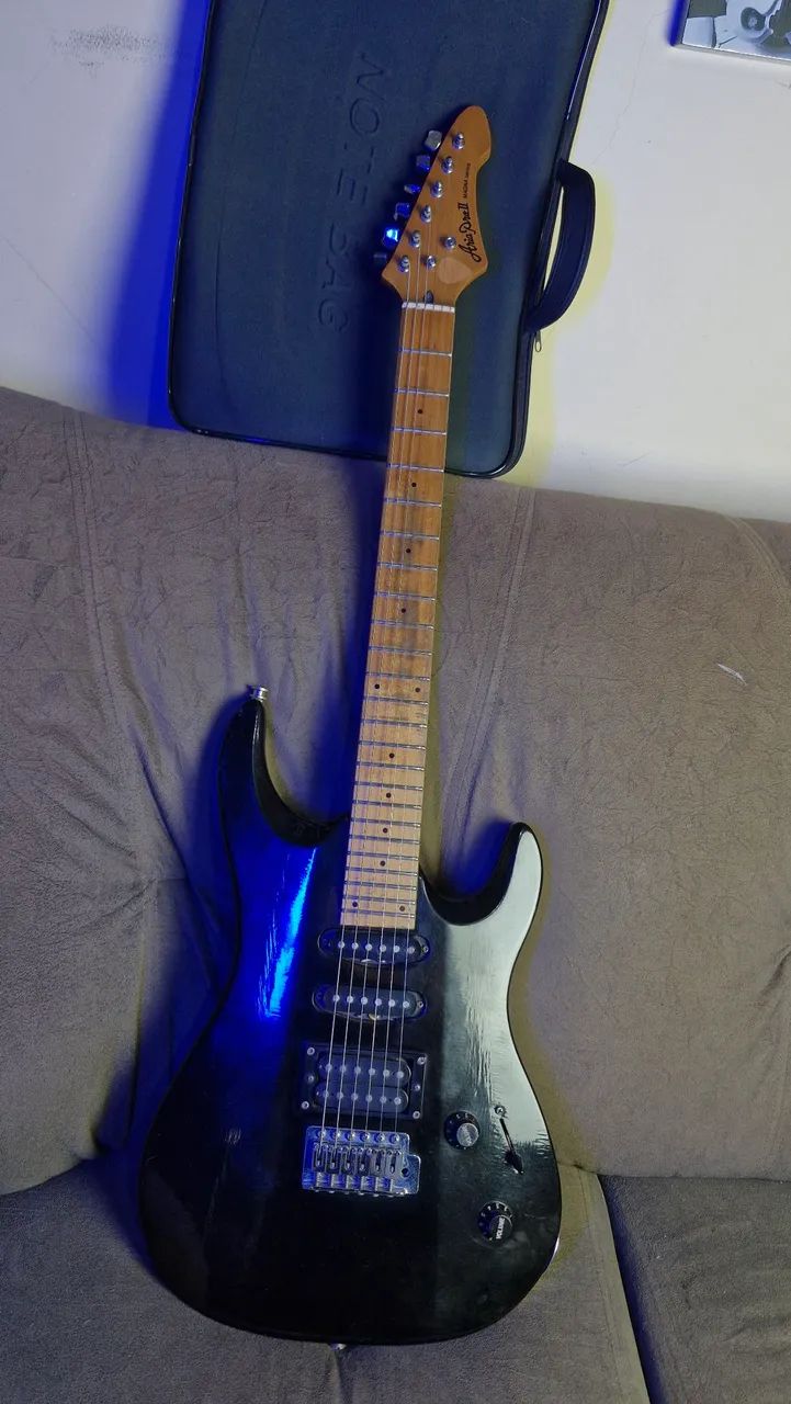 Guitarra ária pro 2 magna series ma 09b 1994 SSH  relíquia muito bem cuidada, Corda 09  - Foto 6
