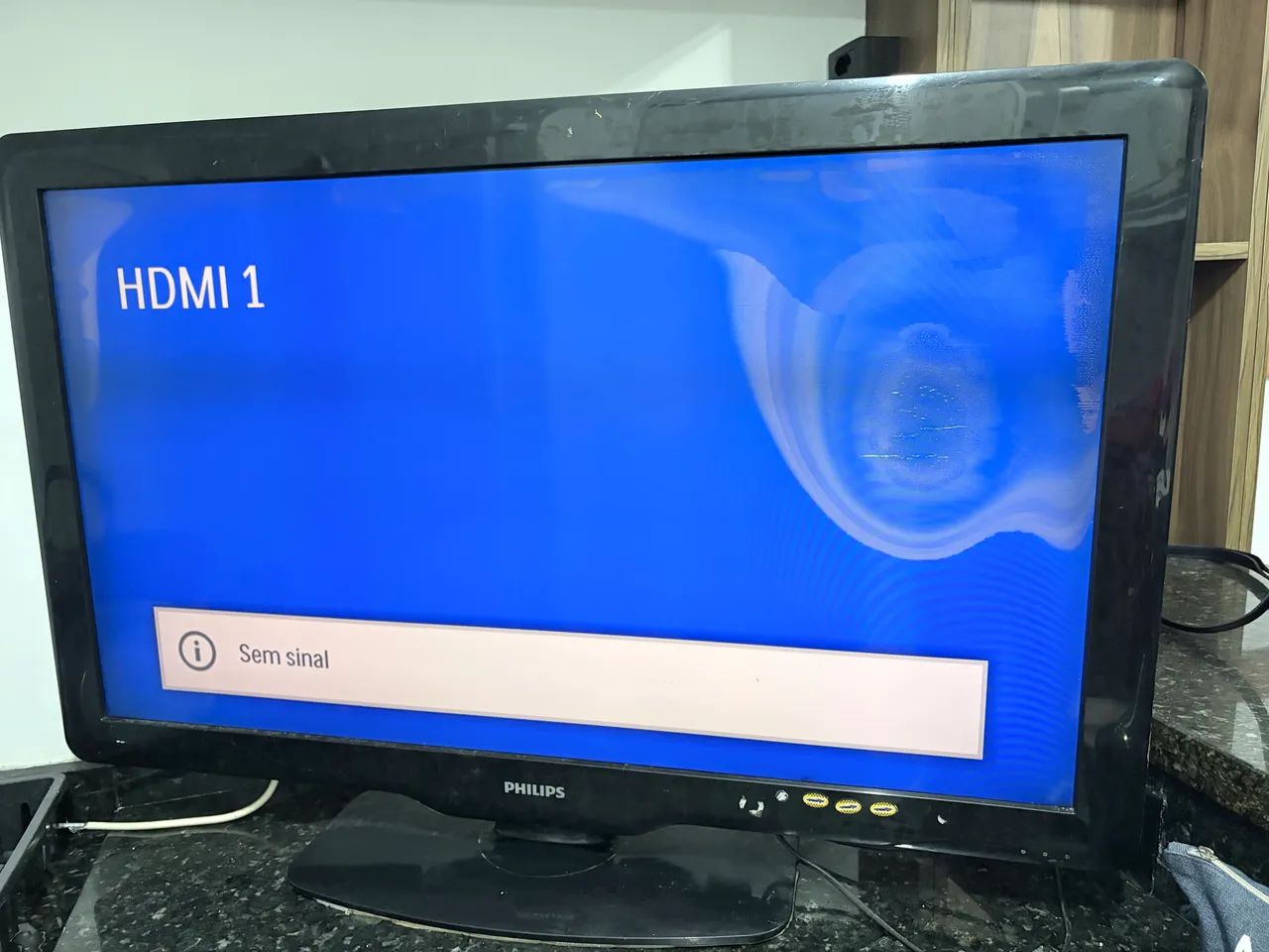 TV Philips 40 Polegadas Full HD + Controle - Funcionando