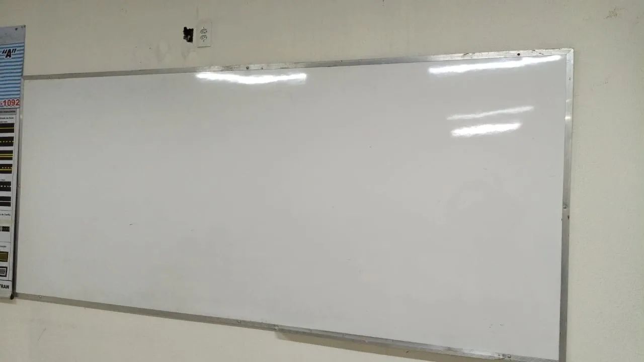 Quadro de lousa branca 