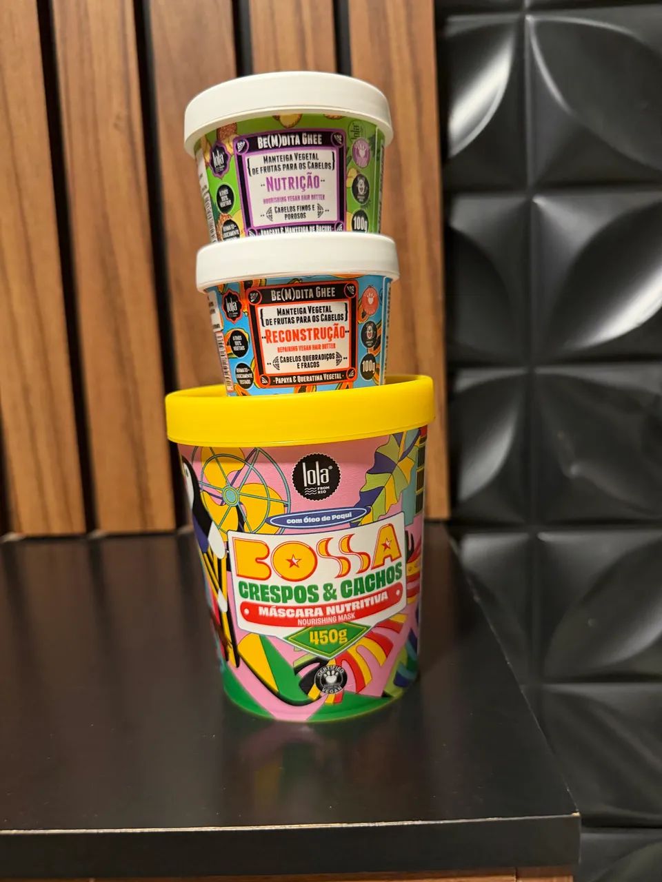 Kit com 3 máscaras Lola Cosméticos 